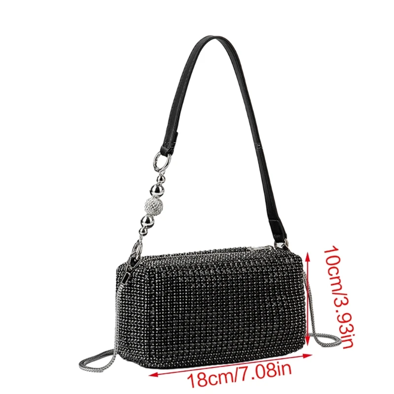 All-matching Bag for Women Lady Evening Handbag Sparkling Shoulder Bag