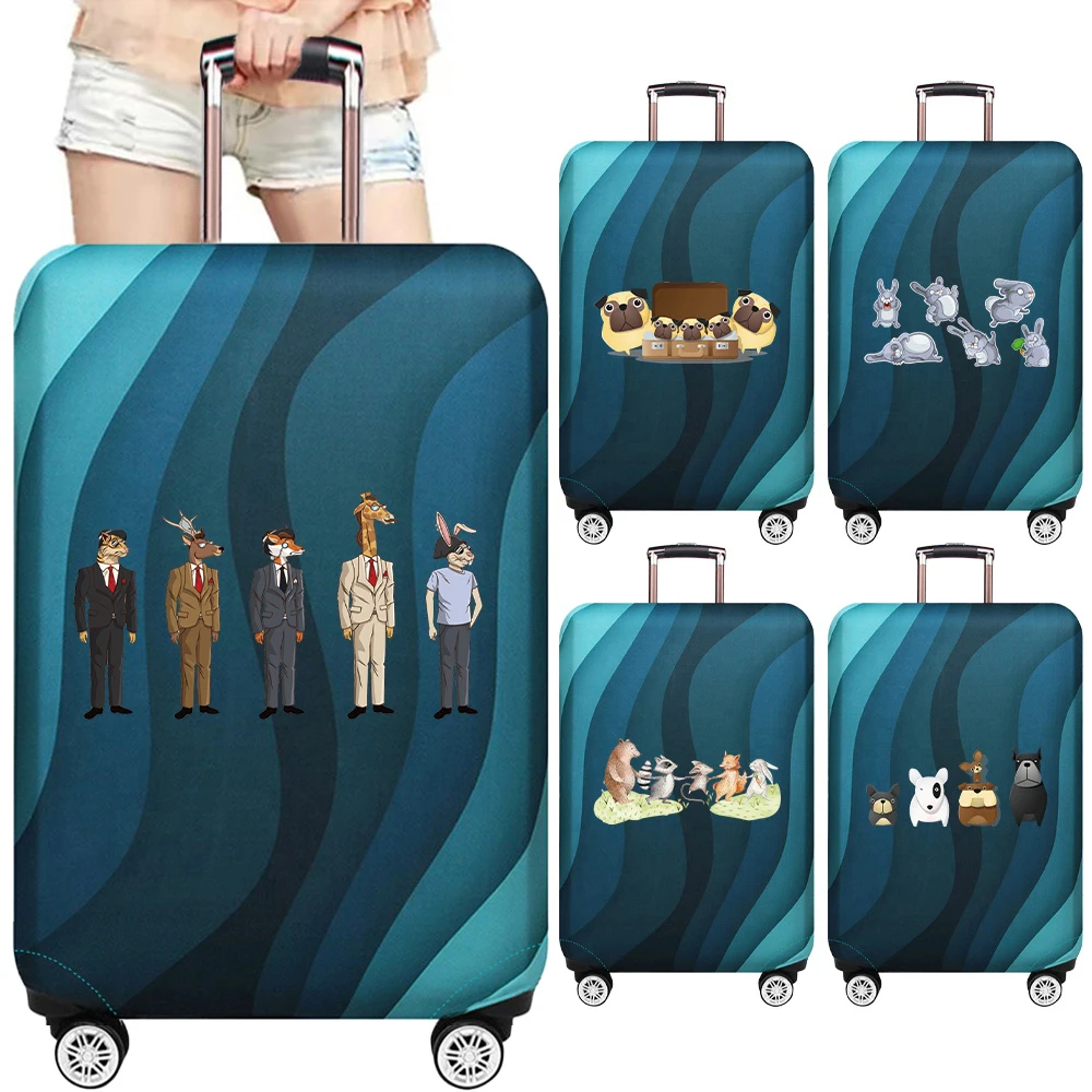 

Luggage Cover Protective Case 18-32inch Trolley Box Suitable Travel Accessories Dust Cover Cartoon Series Reusable