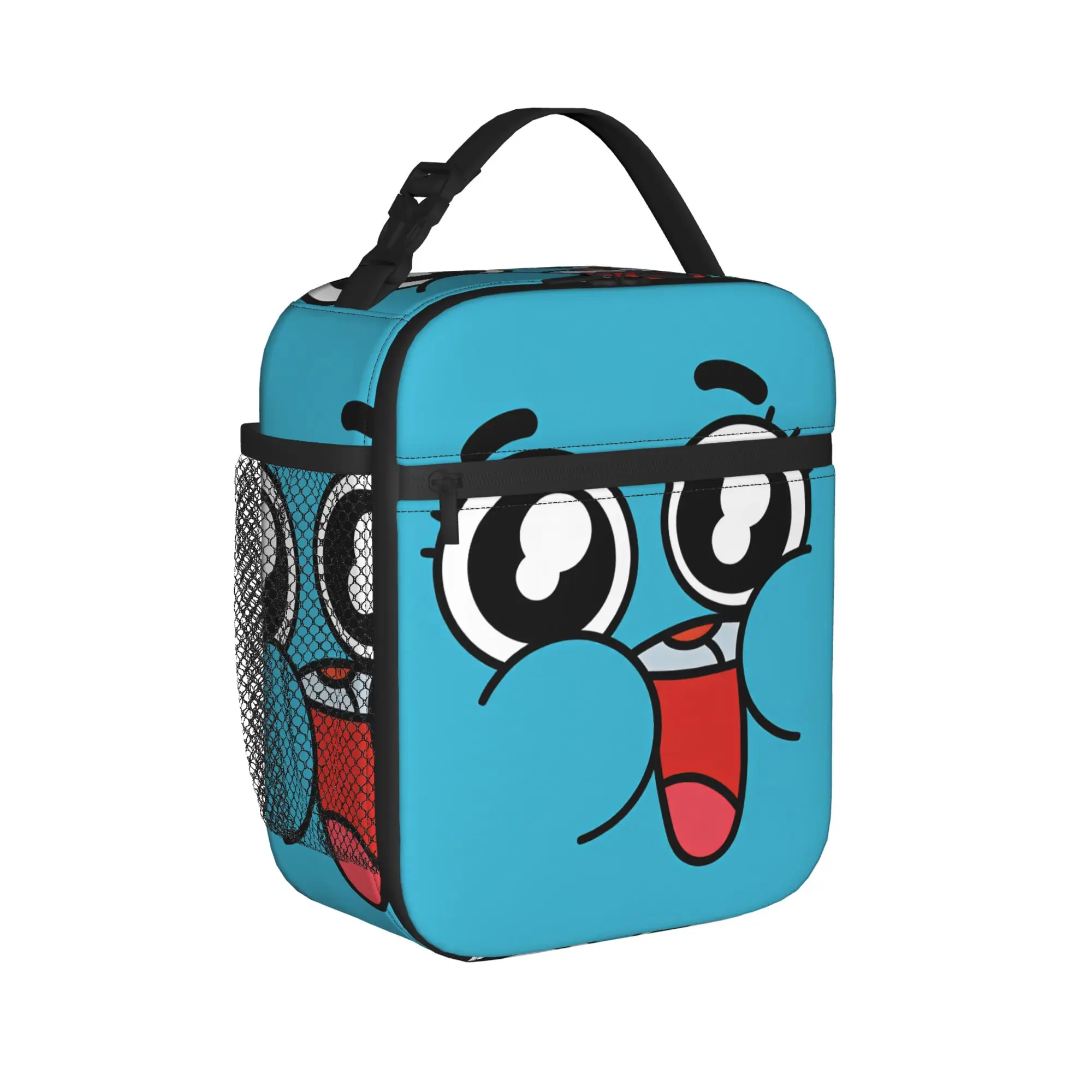 Gumball Gum Ball Watterson Amazing Cartoon Lunch Bag For Men  Print Lunch Box Casual Office Cooler Bag Oxford Tote Food Bags