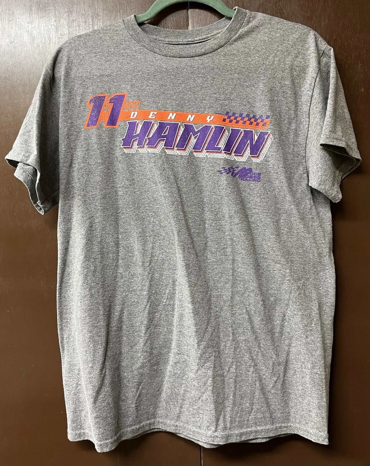 Denny Hamlin #11 TShirtOversize Gym T Shirt Cotton Men Hip Hop