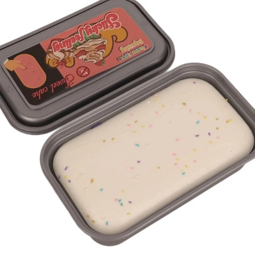 Nieuwe Sticky Hands Squeeze Brood Stress Relief Relax Zintuiglijke Fidget Speelgoed Aardbei Slow Rebond Squishies Puppy