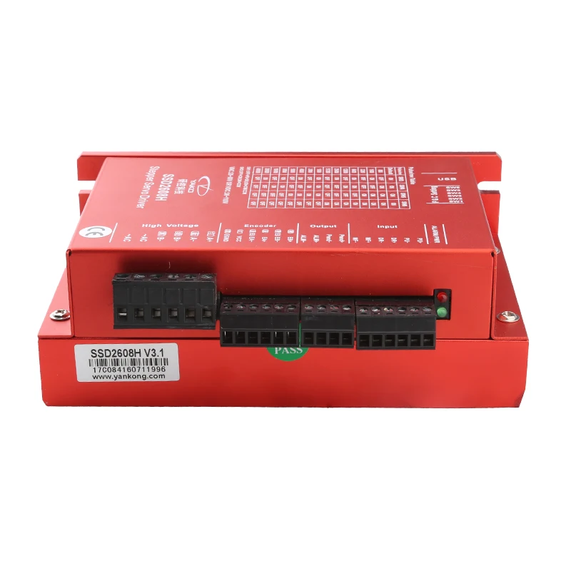 For Engraving Machine Drive  SSD2608H 2-phase Closed-loop Stepper Servo Drive DC30-110v AC20-80V Nema34