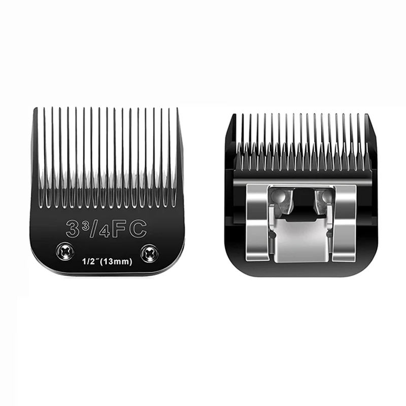 

Titanium Detachable Pet Dog Animal Replacement Clipper Blade For Most Andis,Oster A5,Wahl KM10 Series Clipper 3/4FC
