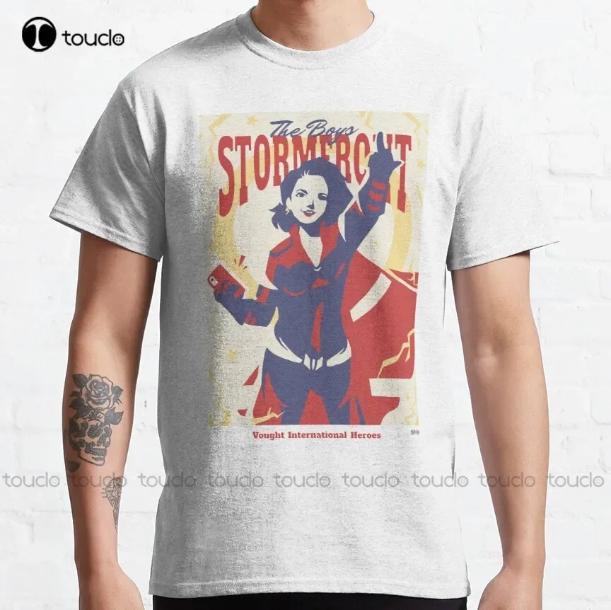 Stormfront Billy Butcher The Boys Homelander Antony Starr Classic T-Shirt Womens Fishing Shirt Digital Printing Tee Shirts Retro