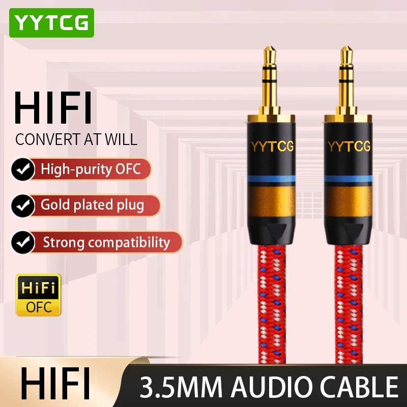 AUX Cable Jack 3.5mm Audio Cable 3.5 MM Jack Speaker Cable Audio Extension Cable Jack For Iphone Headphones Speaker Car Speaker