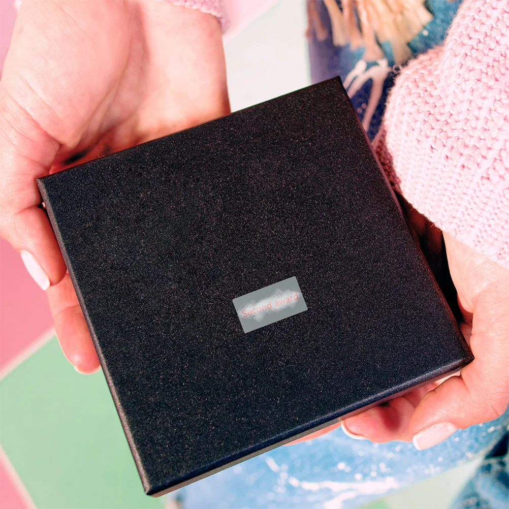 200 Pcs Scratch Card Stickers DIY Cards Off Labels Tool Lottery Pigment Paper Self Adhesive Silver