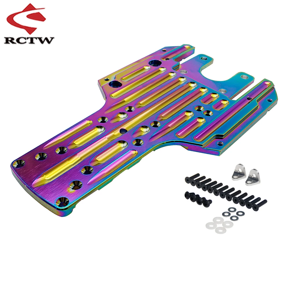 CNC High-quality Engines Rear Chassis Reinforcement Plate for 1/5 RC CAR HPI Rofun KM Rovan Baja 5b 5t 5sc Truck Upgrade Parts