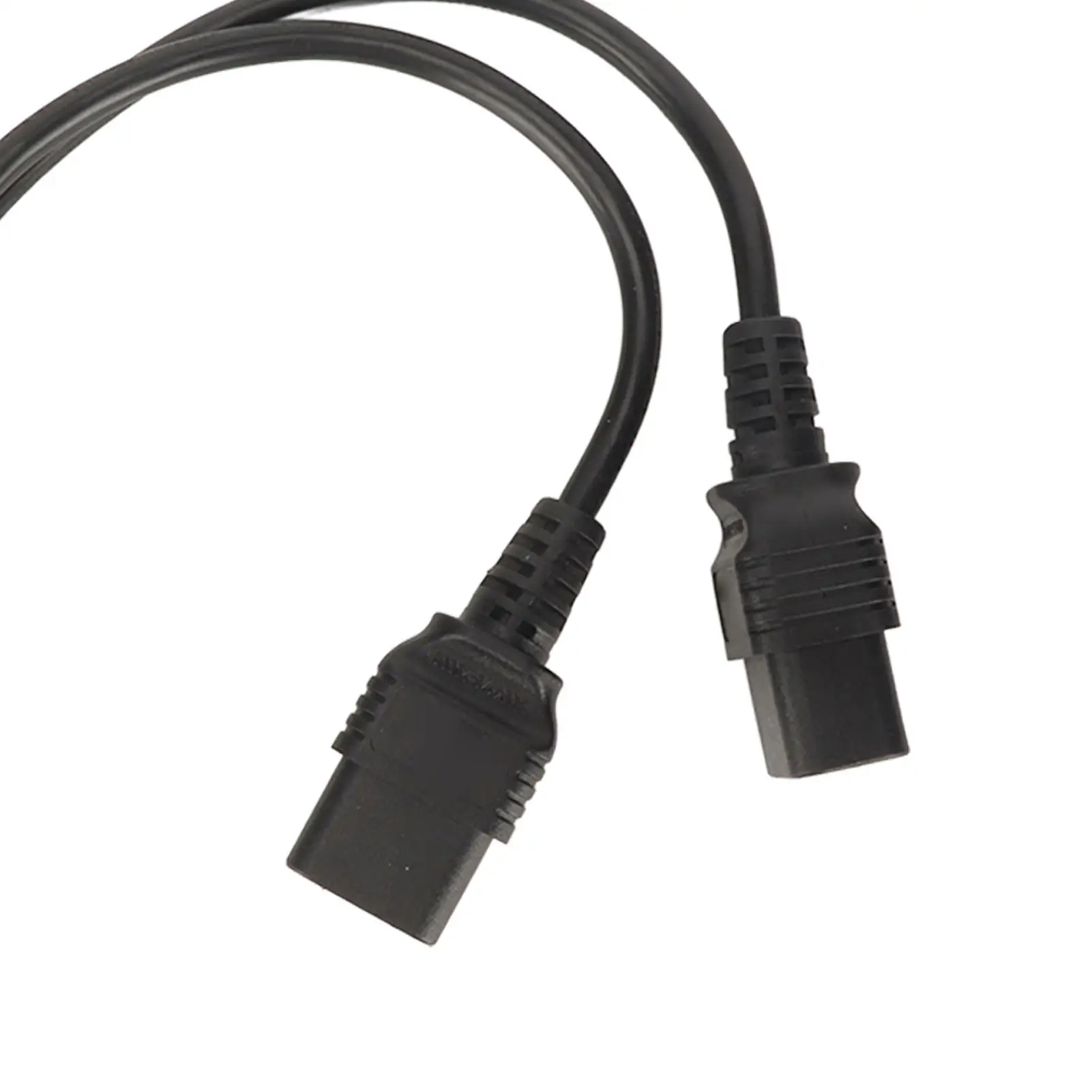 Splitter Power Cable IEC320 C14 to Dual C19, Reinforced Design PVC Shell, 12.6in, Plug and Play