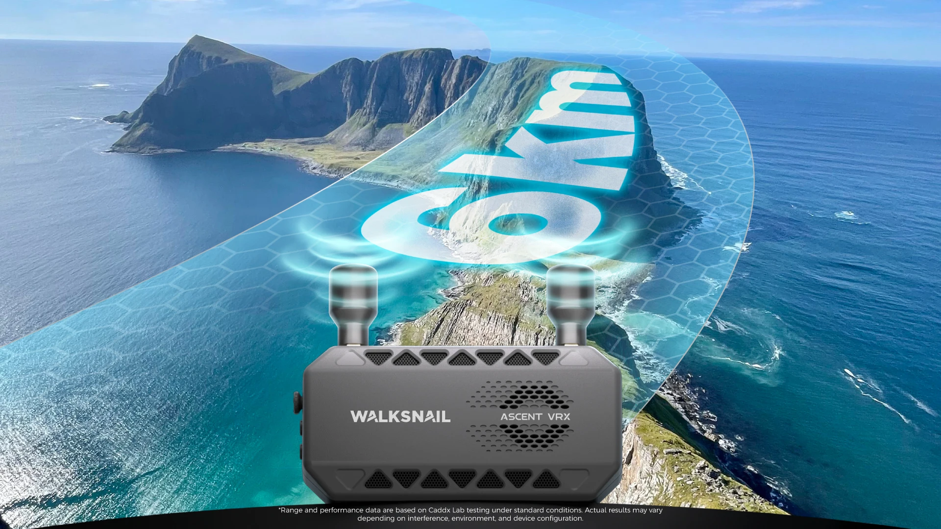 CADDXFPV Walksnail Ascent FPV VRX-Empfänger 5,8 GHz 6 km Dual-Antennen-Signal unterstützt alle FPV-Brillen und -Displays mit HDMI-Eingang. – Detail 17
