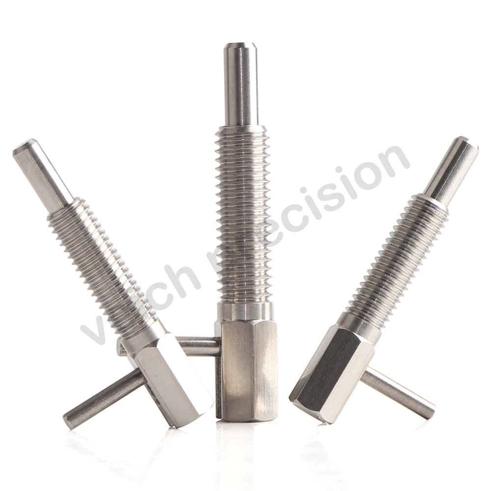 VCN233 Good Quality L handle Cam Indexing Plunger Stainless Steel Quick Release Spring Plunger Retractable Locating Pins