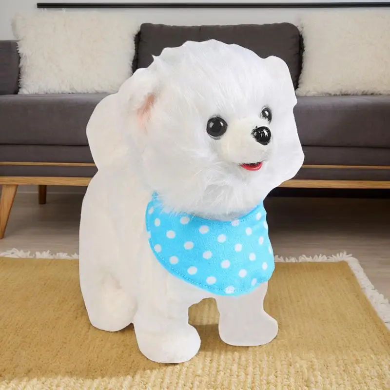 산책 강아지 장난감 대화 형 봉제 동물 장난감 대화 형 홈 장식 봉제 만화 전기 동반 인형 소년 소녀