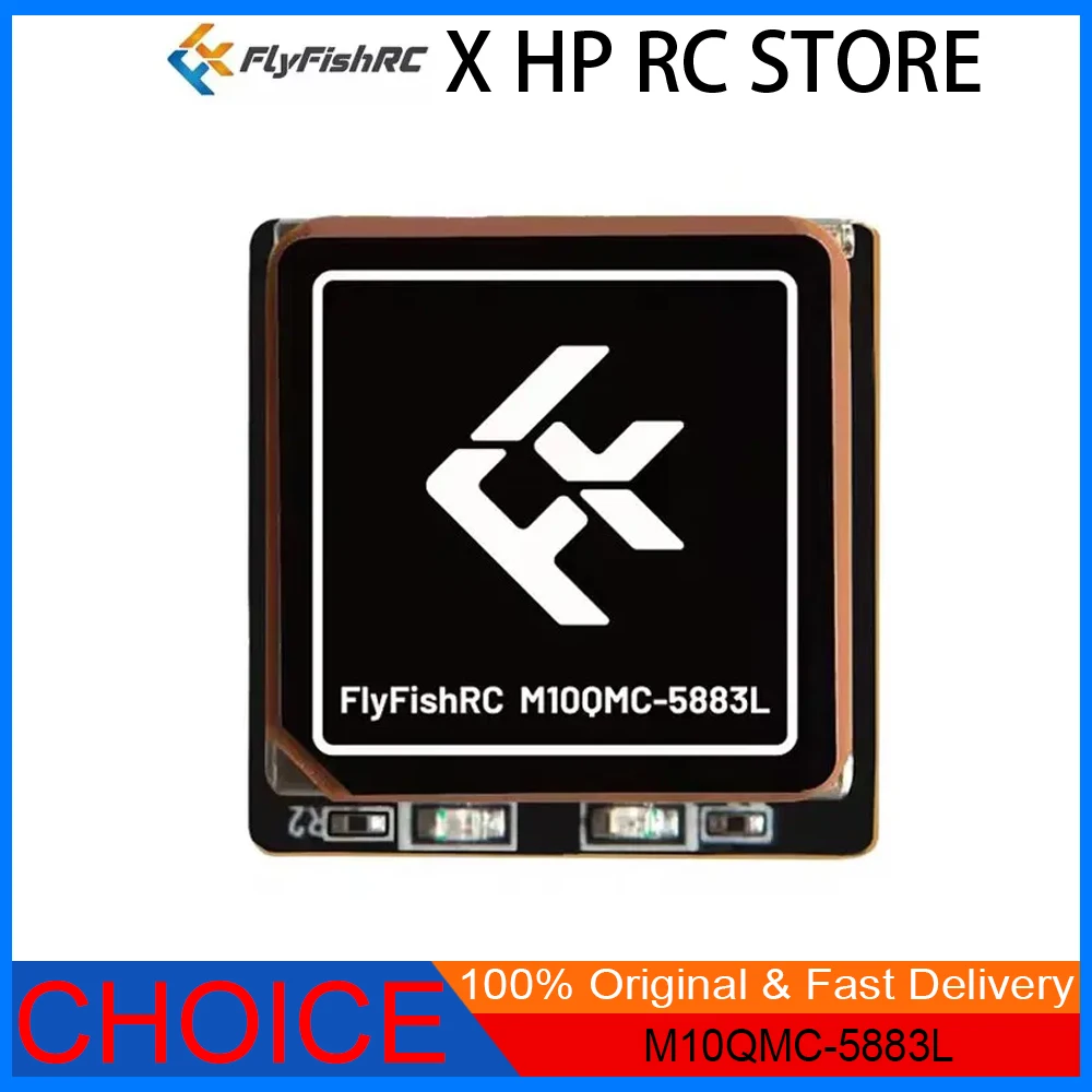 Module boussole GPS FlyFishRC M10QMC-5883L – QMC5883 intégré pour avions RC et drones Freestyle FPV/longue portée