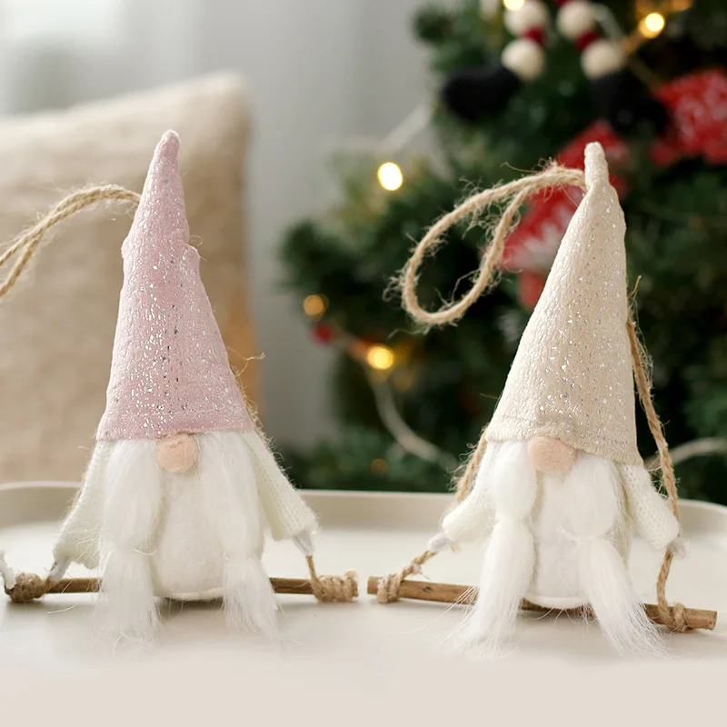 

Faceless Gnome Decoration Ornaments for Christmas Tree Santa Claus Figures Holiday Pendant Gifts Home Decor Party Supplies