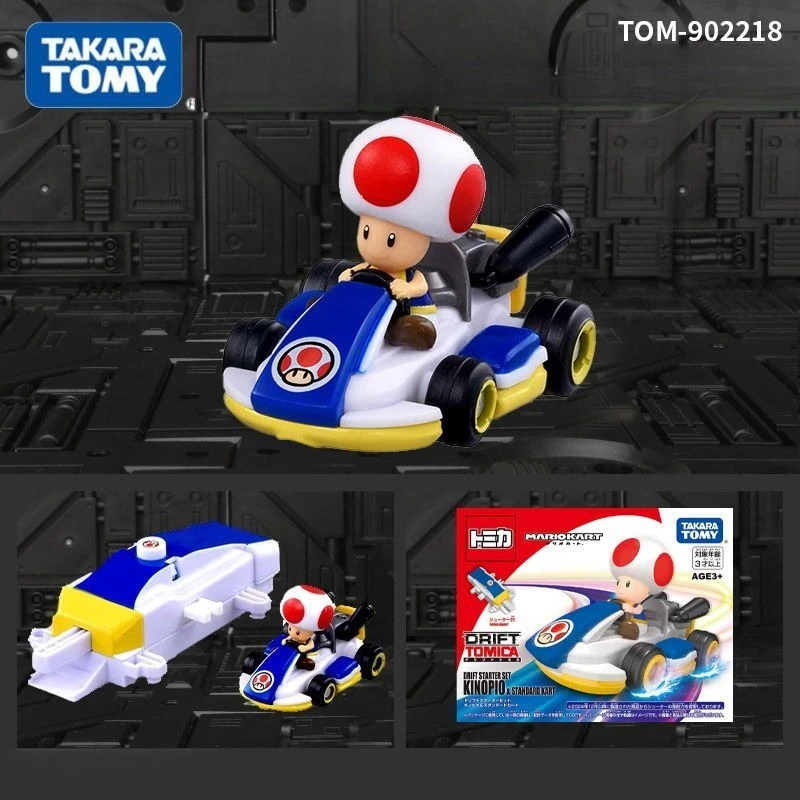 Takara Tomy Tomica Kart Drift Set Model Samochodu Symulacyjny Model Samochodu ze Stopu Zabawka Prezent Urodzinowy dla Dzieci Kolekcja Zabawek Ozdoba