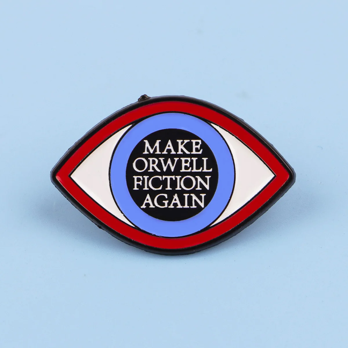 1984 Book Enamel Pin Lapel Pins for Backpacks Eye Quote Brooches for Women Fashion Jewelry Accessories Friends Gift