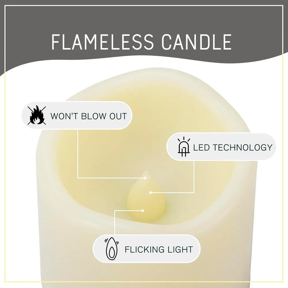 3 개/대 LED Flameless 양초 깜박이는 빛 크리스마스 축제 결혼식 홈 파티 장식 조명에 대 한 원격 제어