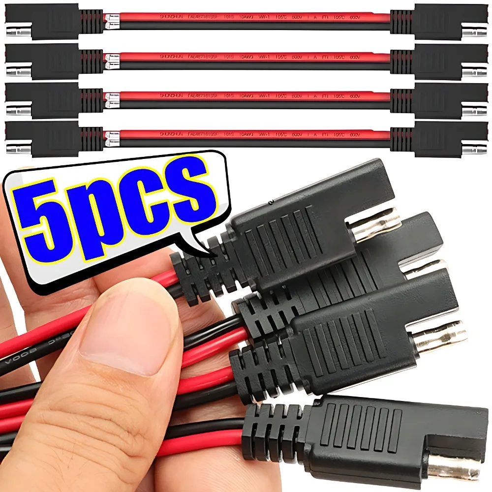 

Соединительный кабель SAE, 2-контактный быстроразъемный жгут проводов для мотоцикла, солнечная панель, аккумулятор, нежный автомобильный удлинитель постоянного тока