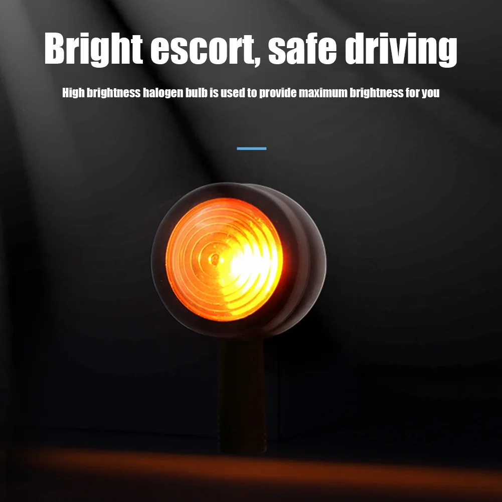 2 قطعة دراجة نارية بدوره إشارات أضواء IP66 مقاوم للماء الرجعية المعادن الوامض سلك واحد بدوره إشارات أضواء دراجة نارية الملحقات #2