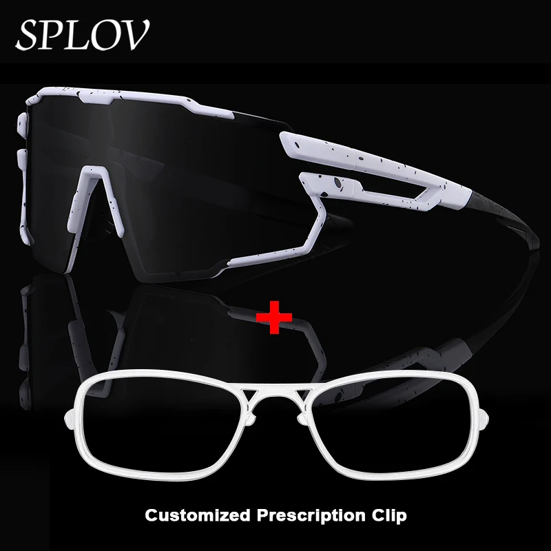 

SPLOV Sports Myopia Sunglasses Men's and Women's Outdoor Cycling Goggles Driving Custom UV Protective Prescription Sunglasses