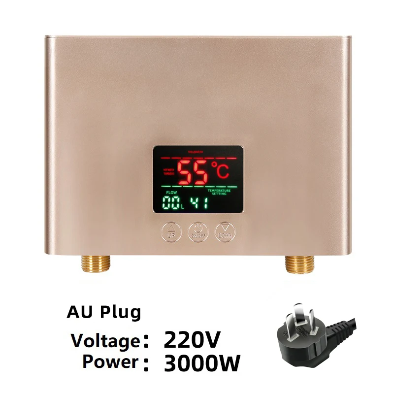 110 V/220 V Doorstroomverwarmer 3000 W/5500 W Wandgemonteerde Elektrische Kachels voor Badkamer Warmwater Douche en Thuis Keuken Verwarming