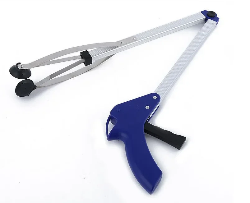 Herramienta plegable para recoger basura, adecuada para saneamiento en el jardín, ahorro de trabajo, sin flexión, recogedor de brazo súper largo. Recolector de basura
