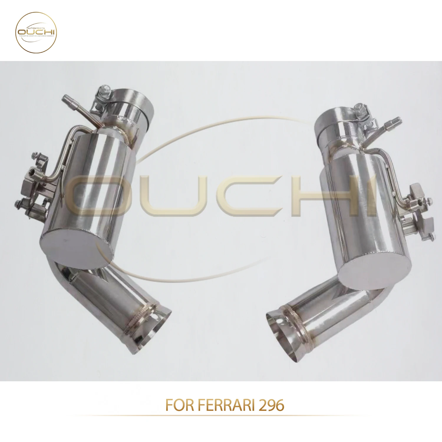 

OUCHI Factory Direct Sales for Ferrari 296 Stainless Steel Simple Exhaust Catback Lossless Installation With OEM Valve