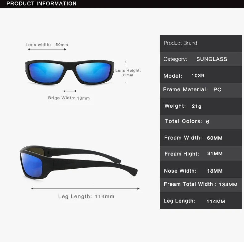 Modische Polarisierte Outdoor-Sport-Sonnenbrille für Männer und Frauen Retro Angelbrille Tourismus Sonnenschutz UV400-Schutz – Detail 4