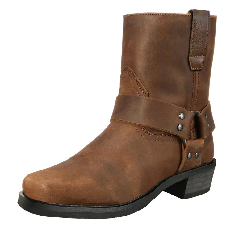 Men's Leather Boots…