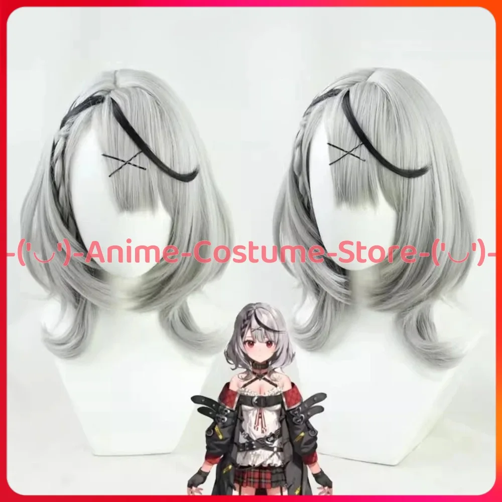 Peruka Cosplay Hololive Sakamata Chloe, postać z anime i gier, peruki na Halloween, karnawał, imprezę, odporne na ciepło, syntetyczne włosy