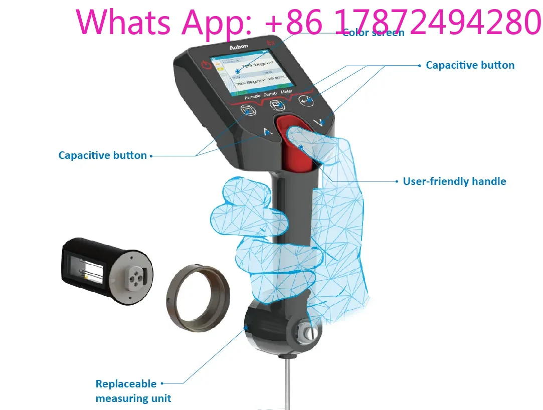 High Efficiency Liquid Density Tester Portable Handheld Density Meter for Liquids