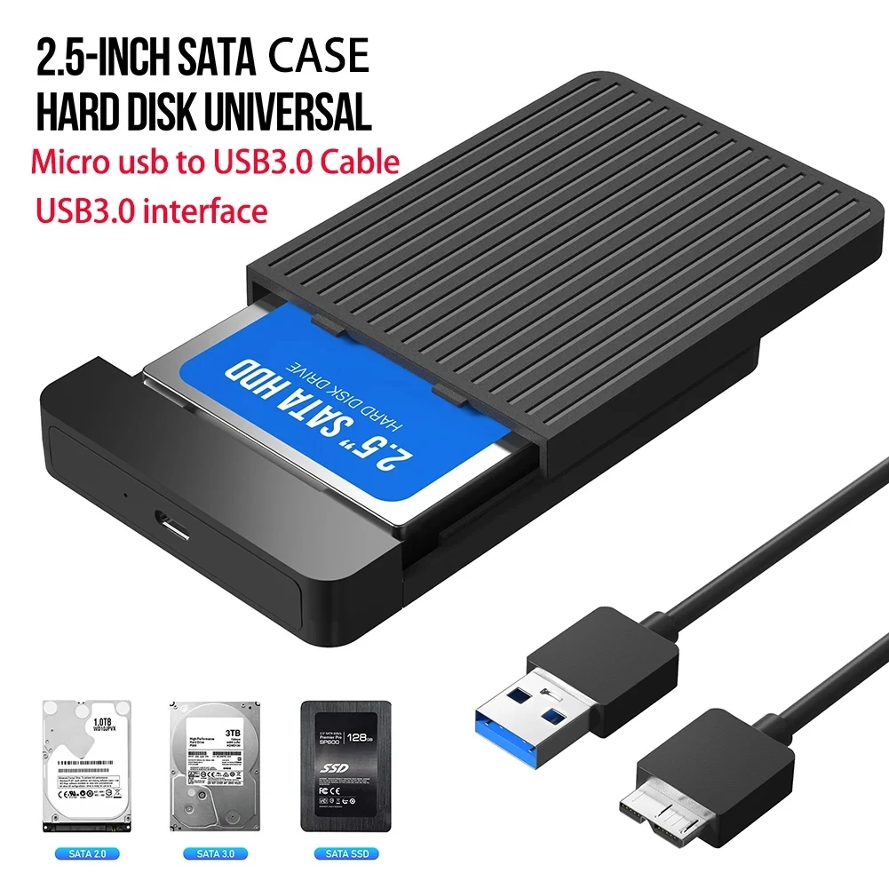 2.5Inch Externe Hd Case 2.5 Hdd Case Ssd Externe Harde Schijf Box Behuizing 6Gbps Voor 6Tb Sata naar Usb 3.0 Hard Disk Case Adapter