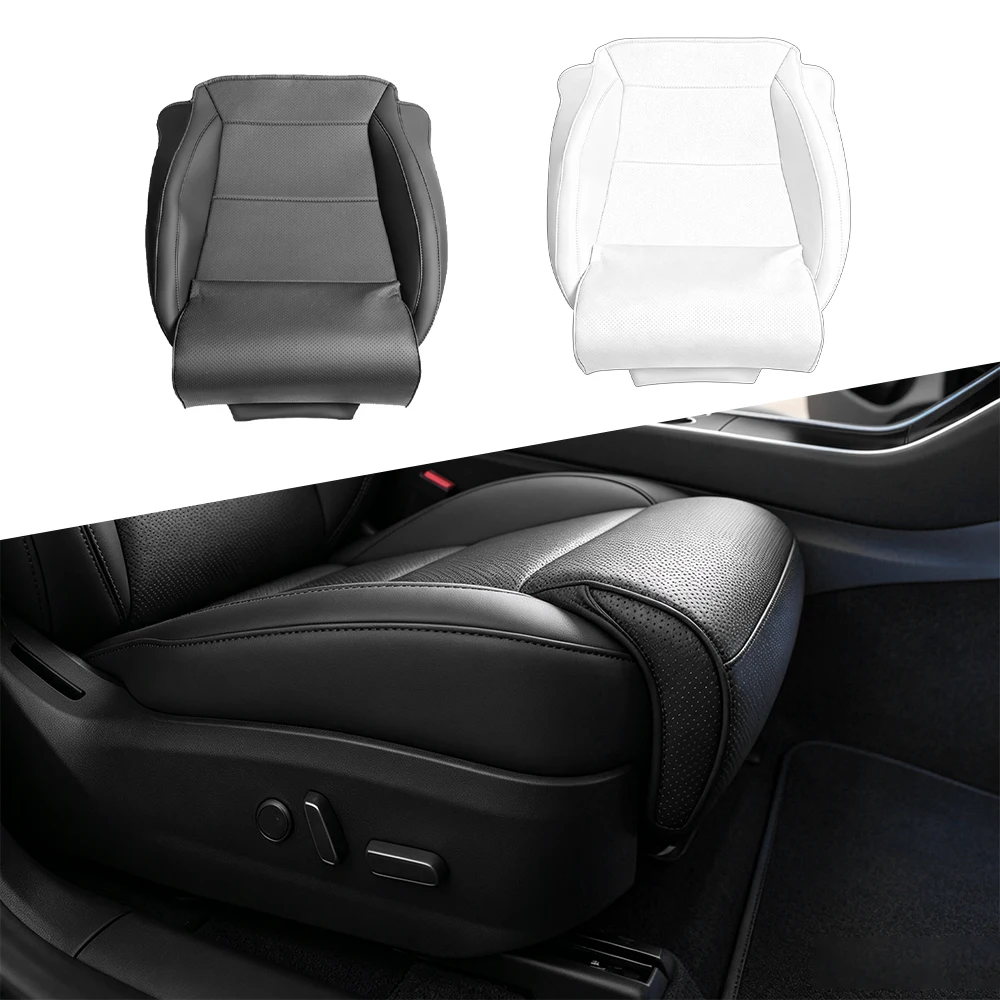 For Tesla M3/Y/YL M 3 Highland M Y Juniper Leg Support Extension Seat Cover Leather Memory Foam Cushion Car Interior Accessories