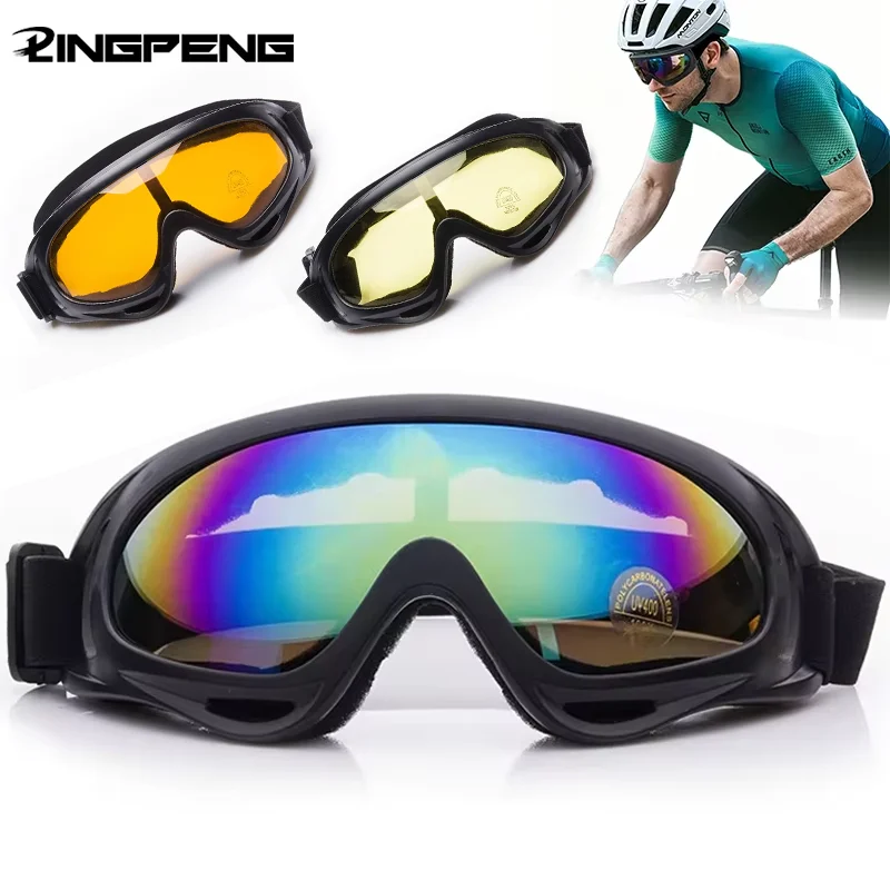 Outdoor Wind and Sand Goggles, Motorcycle Sports Goggles, Skiing Goggles, Splash Proof, Outdoor Sports Skiing Goggles