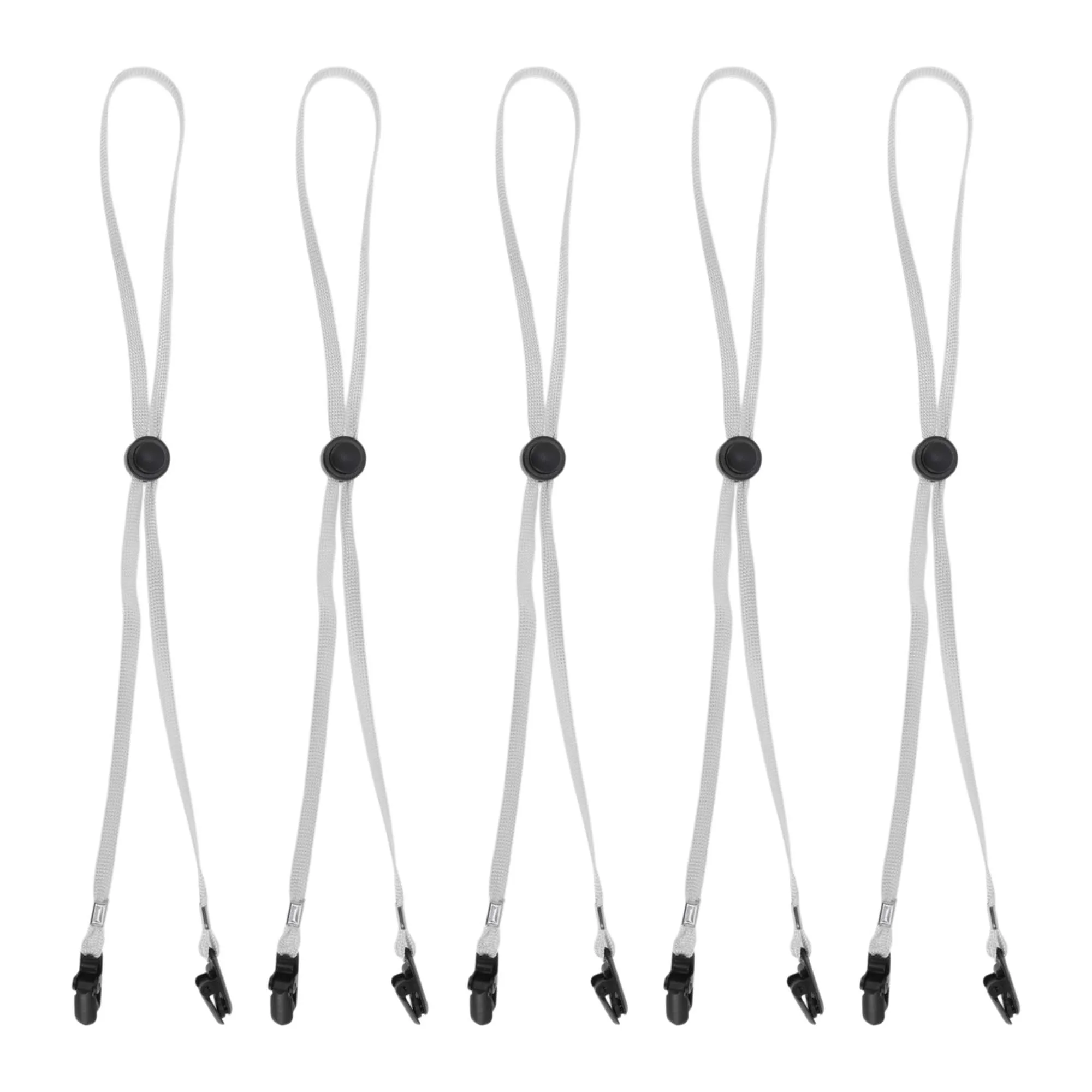 

Зажим для шляпы UXCELL, регулируемый шнур для подбородка, ремни для шляпы для ветра, гольфа, рыбалки, катания на лодках и активного отдыха, серый, 5 шт.