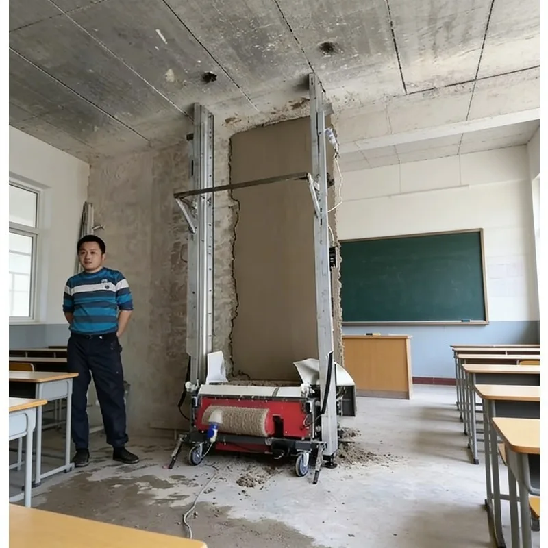 Automatic Wall Plastering Machine New Type Heavy Duty Cement Rendering Machine