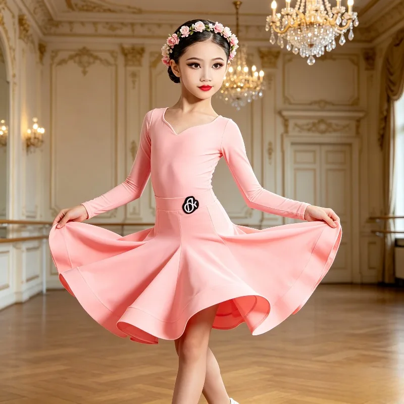 Latin Dance Competition Outfit New Standard Regulated Premium Ballroom Wear Professional High‑End  Performance Training Costume