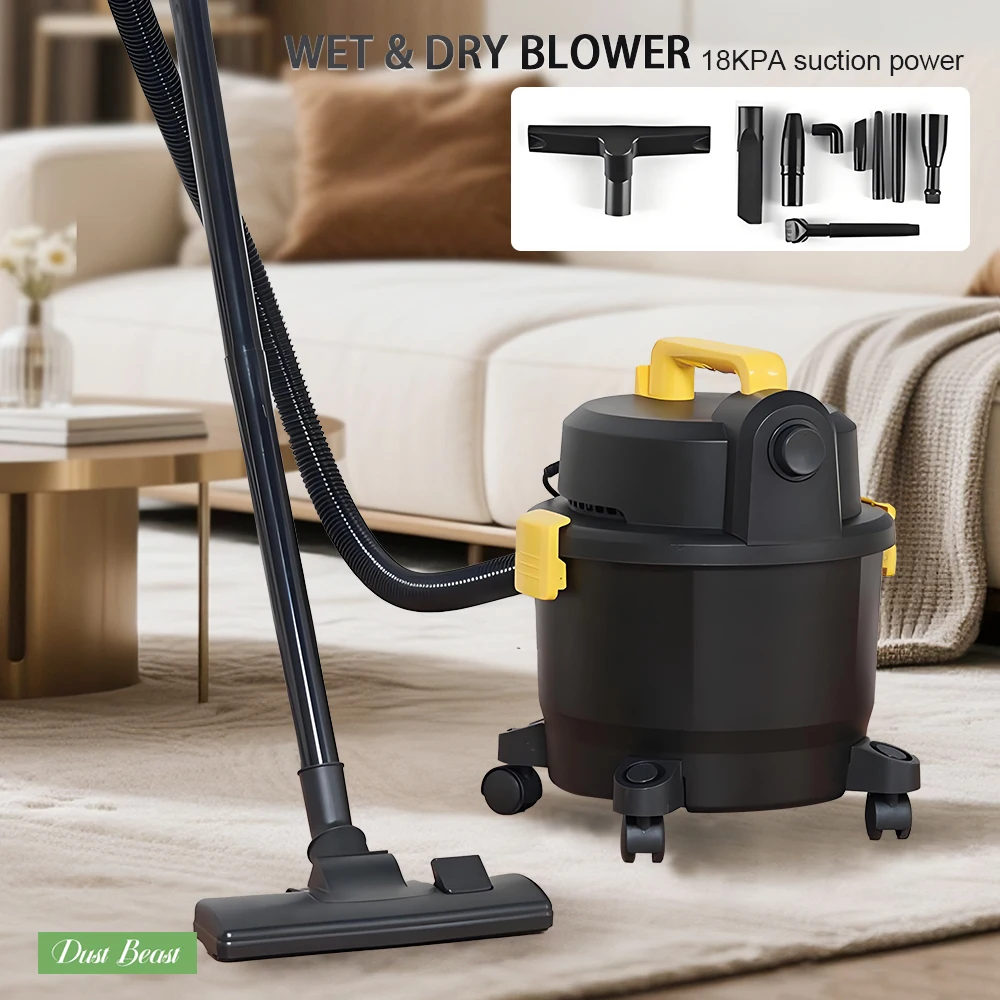 

15L Mini Electric Vacuum Cleaner Household Cleaning Machine Big Suction Powerful Wet & Dry Bucket Vacuum Cleaner