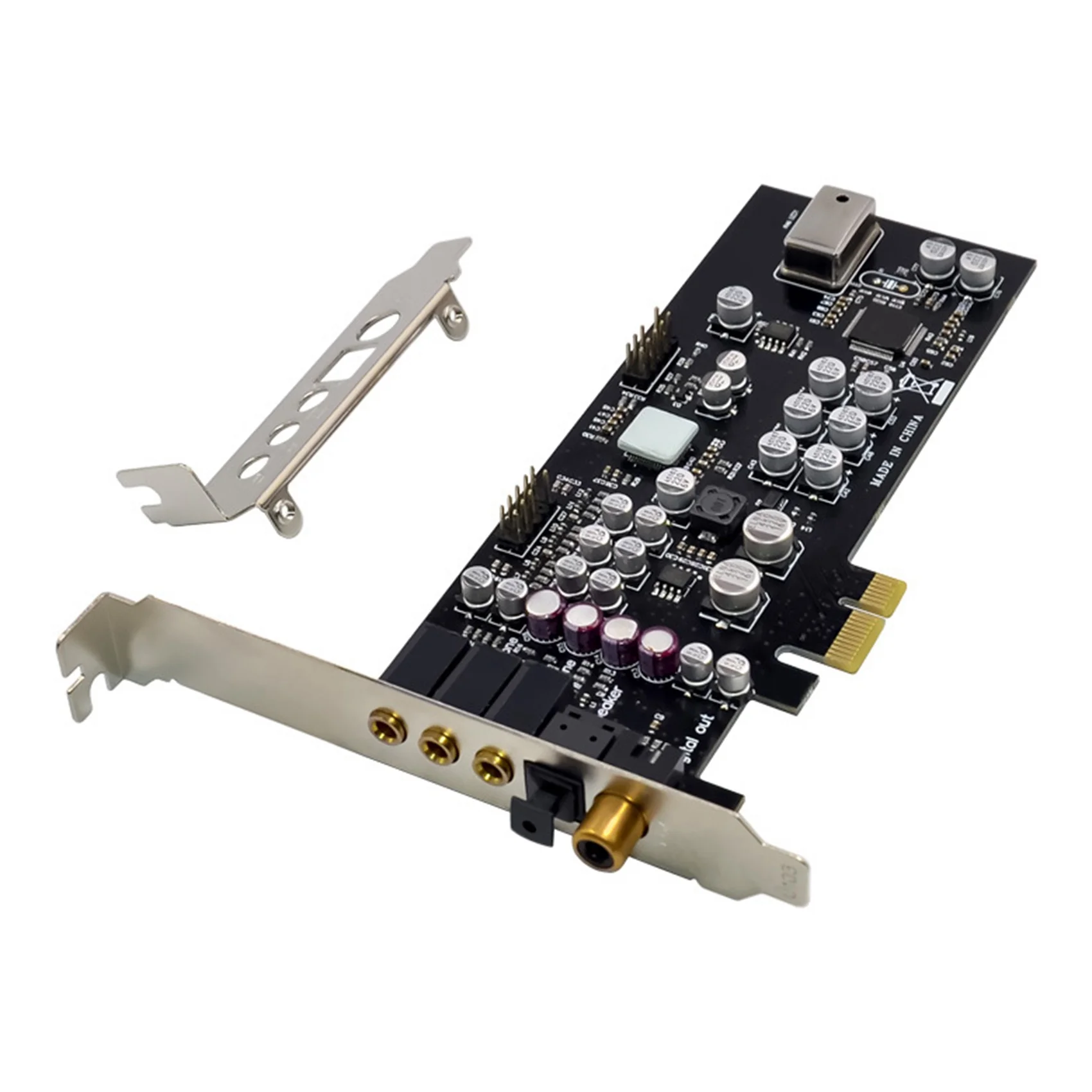 CM8828 PCI-E X1 7.1CH Temperature Fill Sound Card Professional-Grade HD Audio and Video Gaming Equipment Audio Card