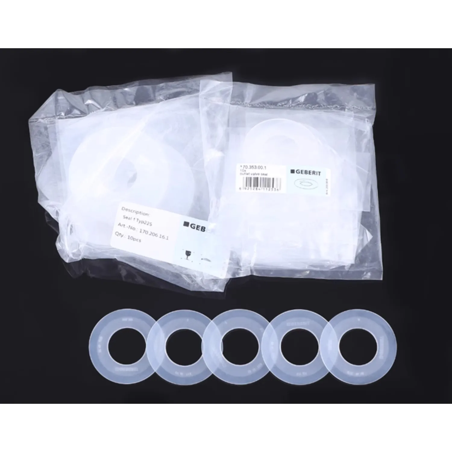 Válvula de drenagem do vedação do tanque do vaso sanitário compatível com silicone KOHLER