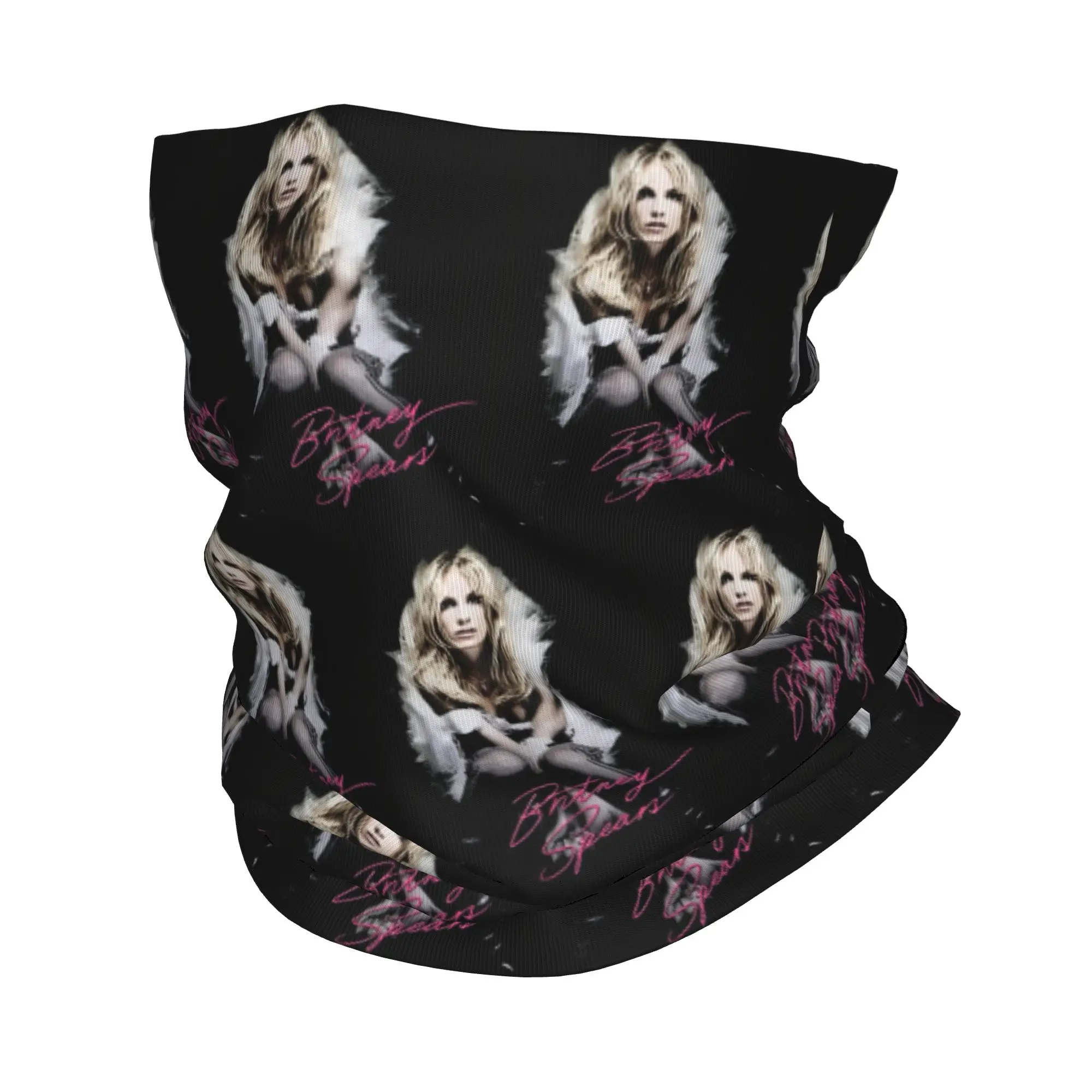 Britney Spears Iconic Catchphrase Merch Bandana Neck Gaiter Printed Magic Scarf Multi-use Headband Cycling For Men Women Adult