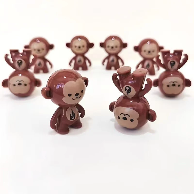 

3pcs/6pcs Mini Tumbler Monkey Ornament, Mini Monkey Ornament