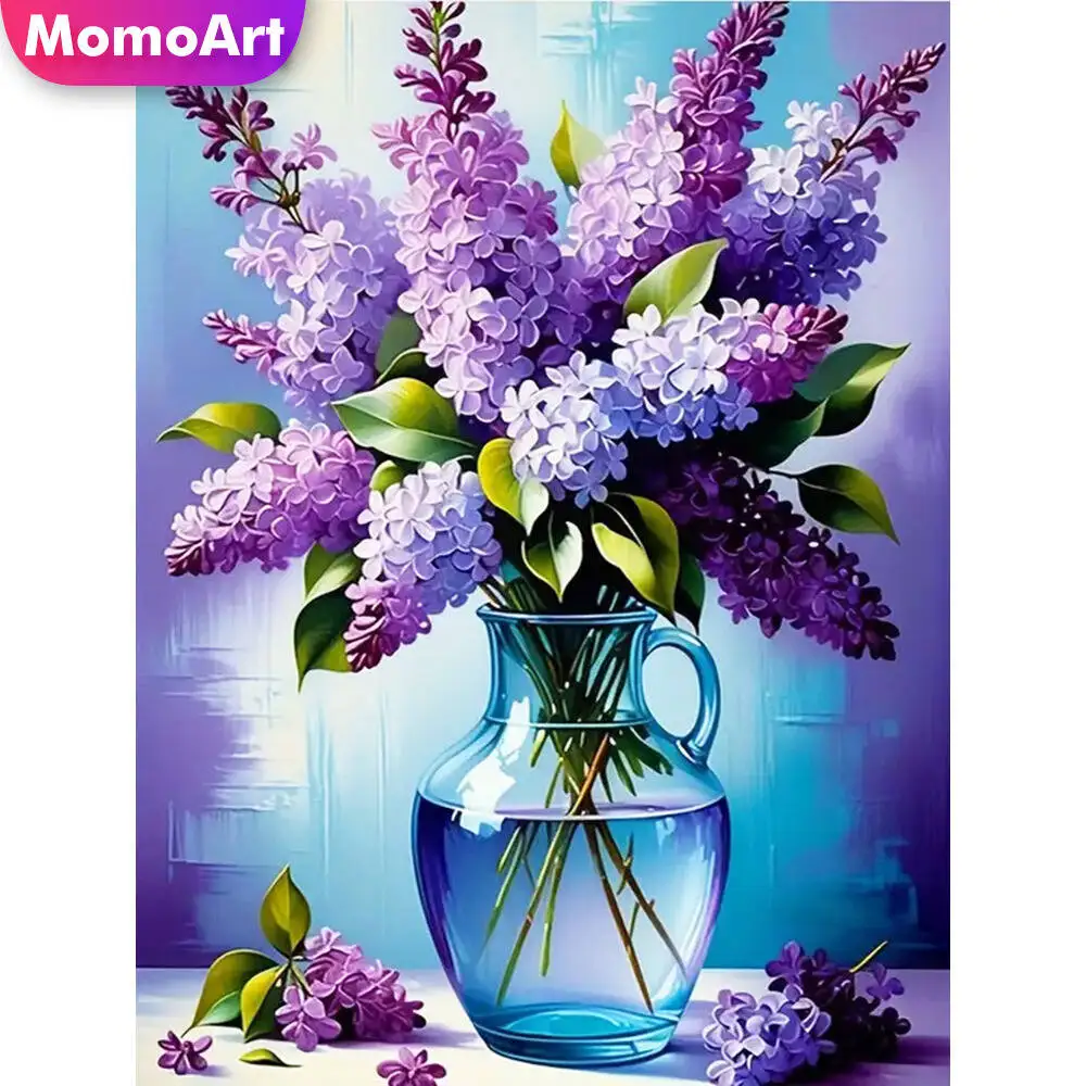 Momoart Katze Diamant Malerei Tier bunte Diamant Mosaik Bild Strass Mond Wand Dekor