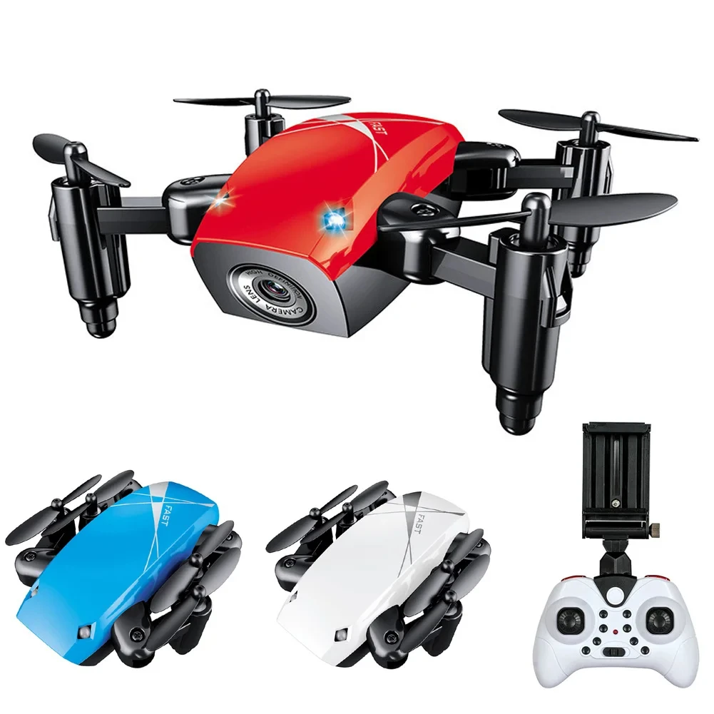 S9HW Mini Drone With Camera HD S9 No Camera Foldable RC Quadcopter Altitude Hold Helicopter WiFi FPV Micro Pocket Drone Aircraft