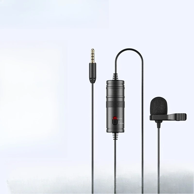 

M1 collar clip mobile phone computer live wired little bee radio microphone