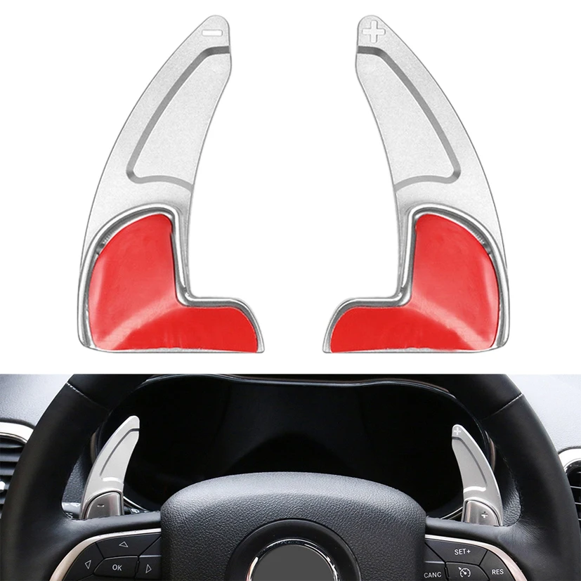 

for Jeep Grand Cherokee 2014-2019 Steering Wheel Shift Paddle Car Interior Mouldings Shifter Trim