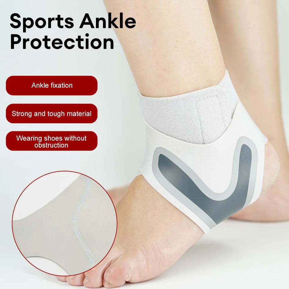 Ankle Support for Men and Women Breathable Adjustable Ankle Brace Elastic Sprain Foot Sleeve for Plantar Fasciitis Running