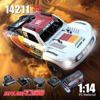 MJX 14211 1/14 Brushless 2S/3S RC Rally Car with Gyro, 4WD Off-Road Remote Control Truck, High Speed Racing Vehicle RTR