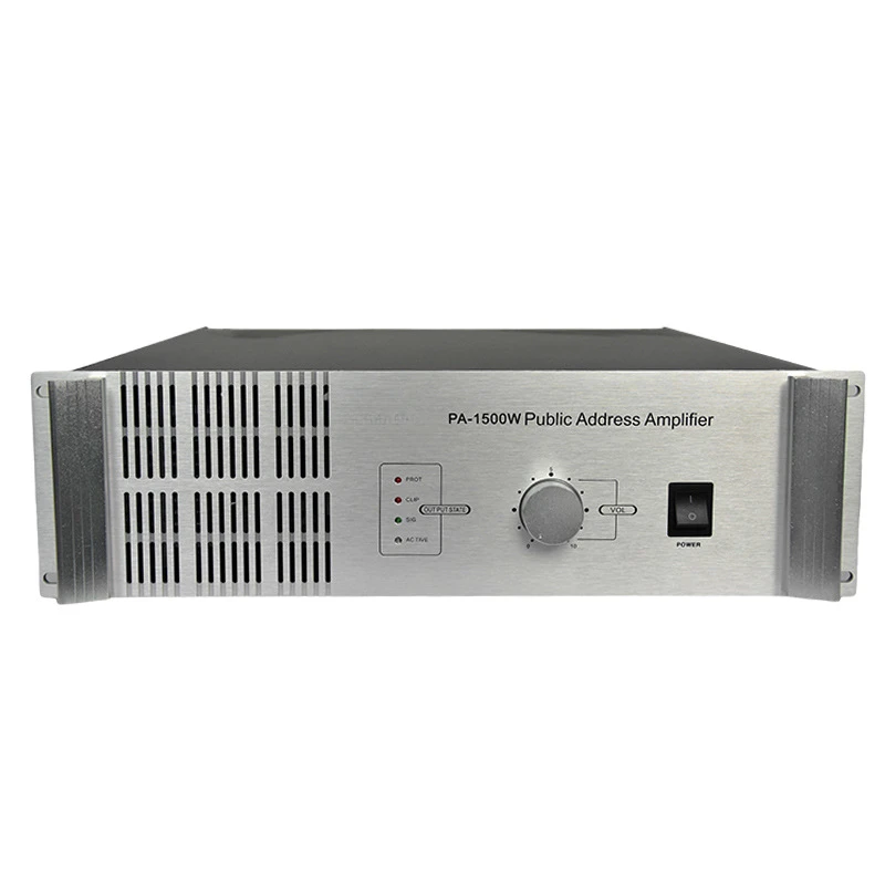 PA-1500W High Power Pure Post-Stage Engineering  Amplifier Horn   Amplifier Campus Public Broadcasting