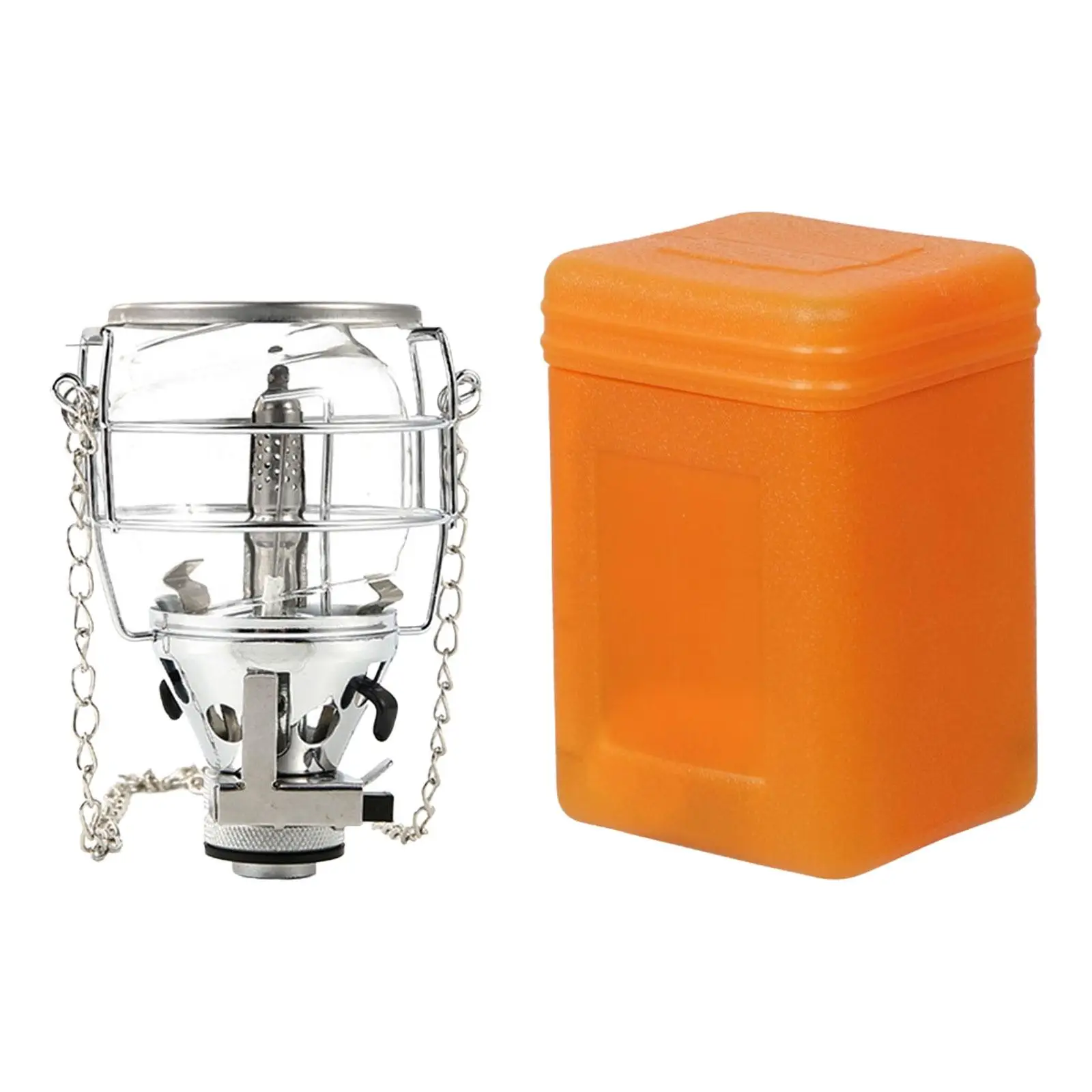 Compact Gás Lantern, Fuel Lamp, Lighting Gear com Storage Case, Pendurado ajustável