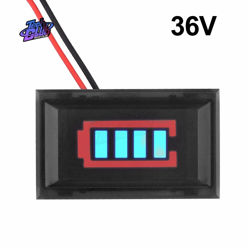 6V 12V 24V 36V 48V 60V 72V Tester per batterie al piombo indicatore di capacità della batteria al litio per accessori per utensili per veicoli